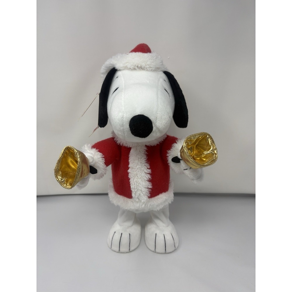 2011 Hallmark Peanuts Bell Ringer Snoopy Animated Christmas Musical Plush